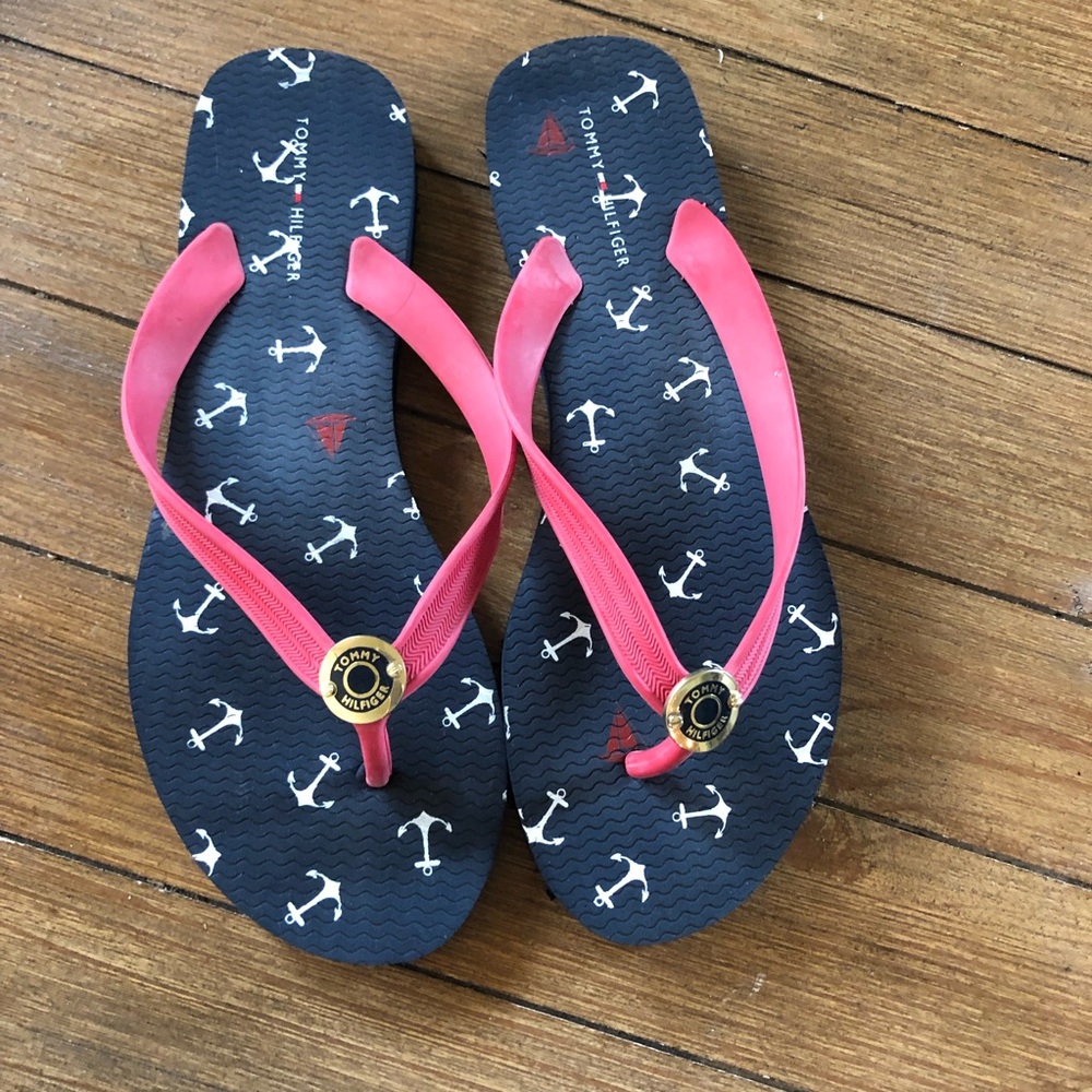 Tommy Hilfiger flip flops